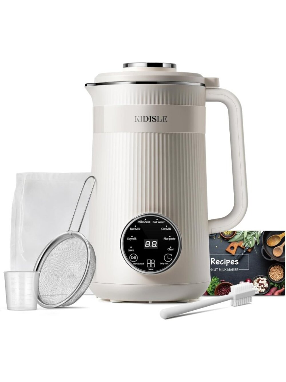 8-in-1 Nut Milk Maker & Blender, 32oz Self-Cleaning Automatic Kitchen Appliance